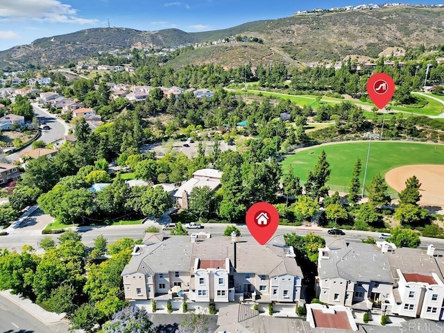 1131 Elfin Forest Rd E, San Marcos, CA 92078 - view of property location featuring a mountainous background and nearby suburban area