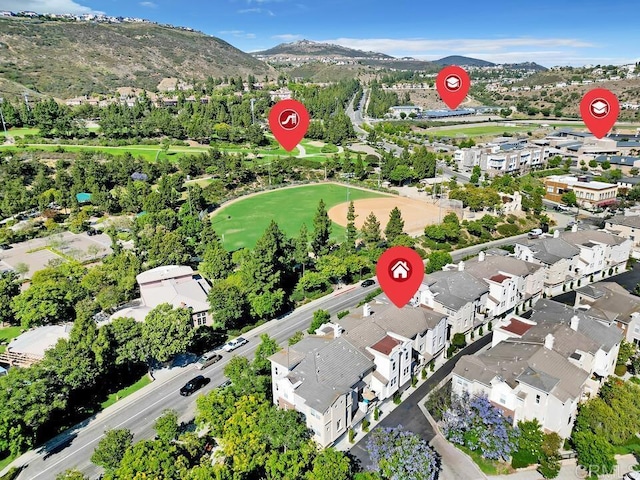 1131 Elfin Forest Rd E, San Marcos, CA 92078 - aerial view of property's location with mountains and nearby suburban area