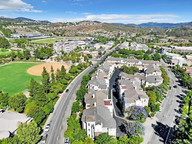 1131 Elfin Forest Rd E, San Marcos, CA 92078 - aerial perspective of suburban area with a mountainous background