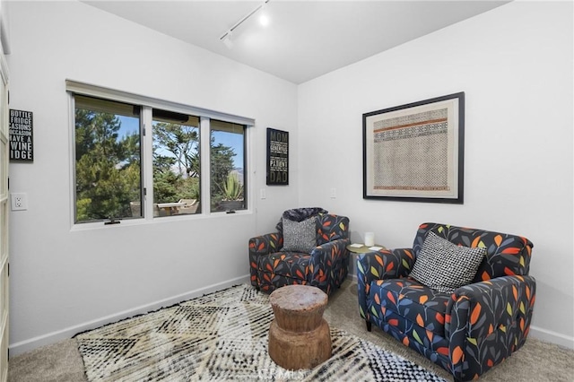 769 Greystone Pl, San Luis Obispo, CA 93401 - sitting room featuring track lighting and carpet