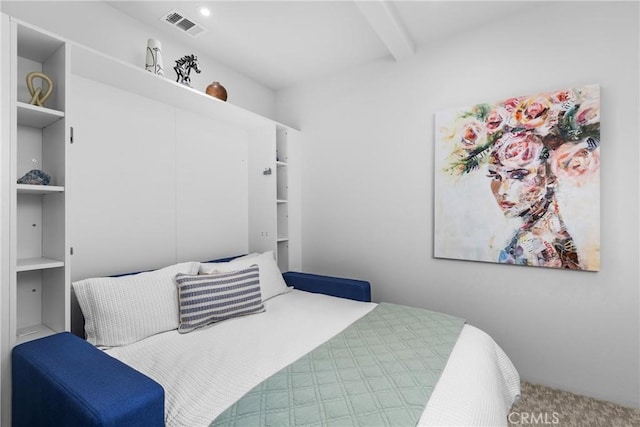 769 Greystone Pl, San Luis Obispo, CA 93401 - bedroom featuring beamed ceiling