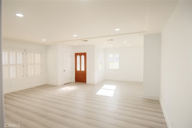 13132 Stanrich Pl, Garden Grove, CA 92843 - entrance foyer featuring light wood finished floors and recessed lighting