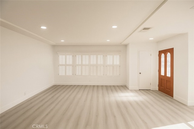 13132 Stanrich Pl, Garden Grove, CA 92843 - entryway featuring recessed lighting, healthy amount of natural light, and light wood-style floors