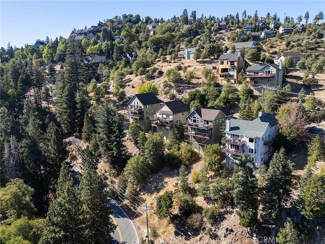 26845 Modoc Ln, Lake Arrowhead, CA 92352 - aerial overview of property's location featuring nearby suburban area