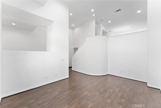 456 W Linden Dr, Orange, CA 92865 - spare room with wood finished floors and recessed lighting