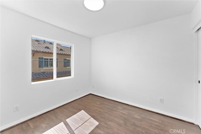 456 W Linden Dr, Orange, CA 92865 - empty room featuring wood finished floors and baseboards