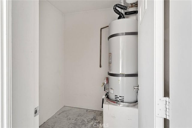 9525 Cambria Ct, Phelan, CA 92371 - utility room with secured water heater