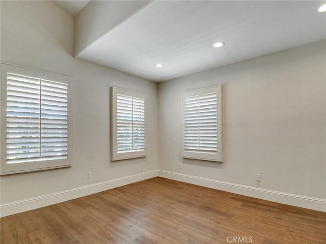 23034 Park Este, Calabasas, CA 91302 - spare room with wood finished floors and recessed lighting