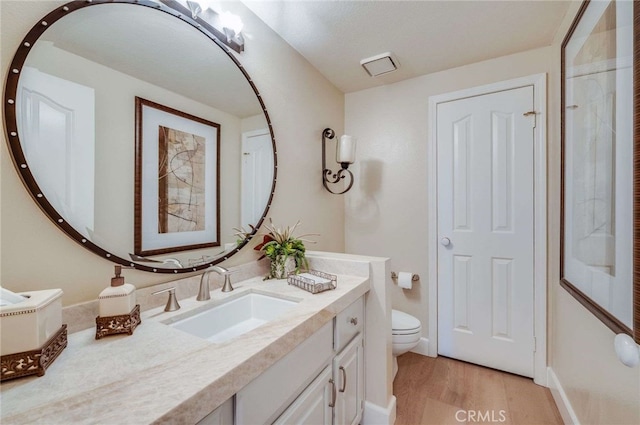 6140 Meadow Lark Dr, La Verne, CA 91750 - bathroom with vanity and wood finished floors