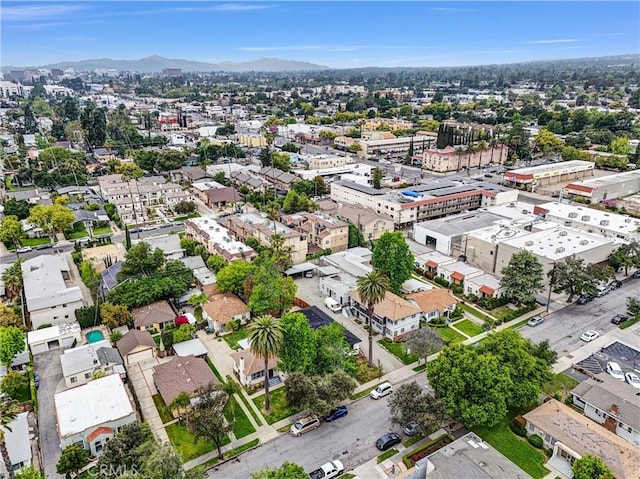 57 S Grand Oaks Ave, Pasadena, CA 91107 - aerial view of a mountainous background