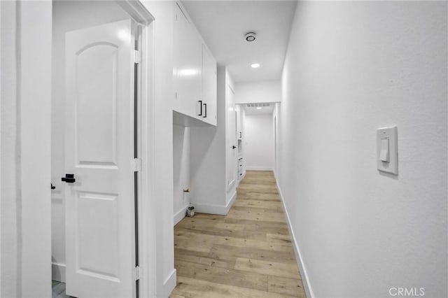 57 S Grand Oaks Ave, Pasadena, CA 91107 - hall featuring light wood-style flooring and recessed lighting