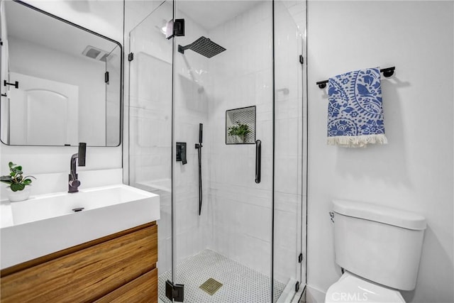 57 S Grand Oaks Ave, Pasadena, CA 91107 - full bath featuring vanity and a shower stall