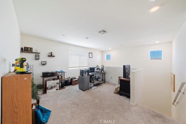 16814 Desert Star St, Victorville, CA 92394 - office space with carpet flooring and recessed lighting
