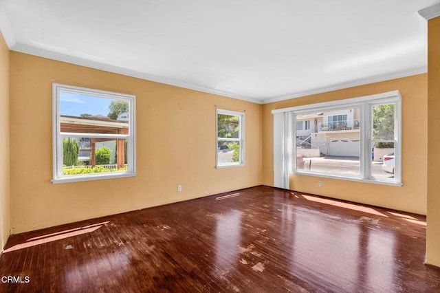 4127 Scandia Way, Los Angeles, CA 90065 - spare room featuring wood finished floors and ornamental molding