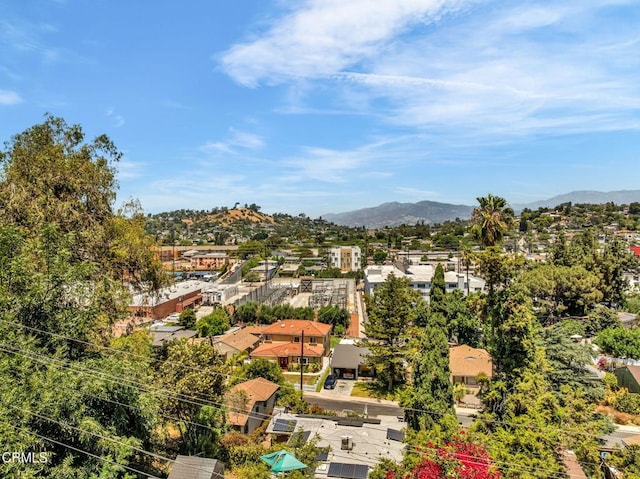 4127 Scandia Way, Los Angeles, CA 90065 - bird's eye view of a mountain backdrop