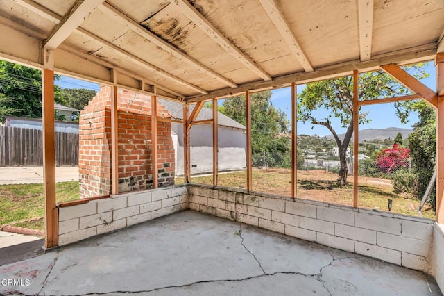 4127 Scandia Way, Los Angeles, CA 90065 - unfurnished sunroom with a mountain view