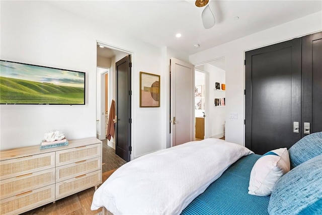1831 Newport Hills Dr E, Newport Beach, CA 92660 - bedroom featuring dark wood-type flooring and baseboards