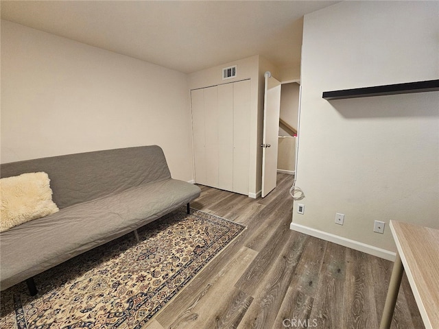 400 Monterey Rd Unit 10, Glendale, CA 91206 - living area with wood finished floors and baseboards