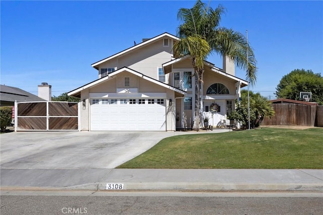 3108 Holbrook St, Bakersfield, CA 93312 - traditional-style house featuring concrete driveway and a garage