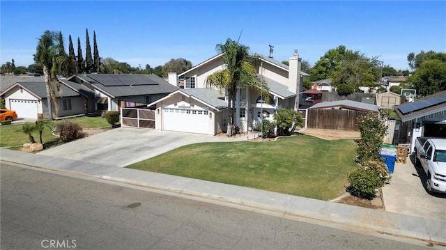 3108 Holbrook St, Bakersfield, CA 93312 - view of front of property featuring a residential view, driveway, and an attached garage