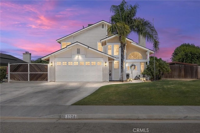 3108 Holbrook St, Bakersfield, CA 93312 - traditional home featuring concrete driveway and an attached garage