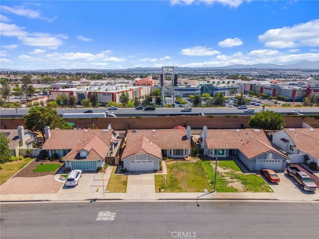 22533 Kinross Ln, Moreno Valley, CA 92557 - aerial perspective of suburban area featuring a mountain backdrop