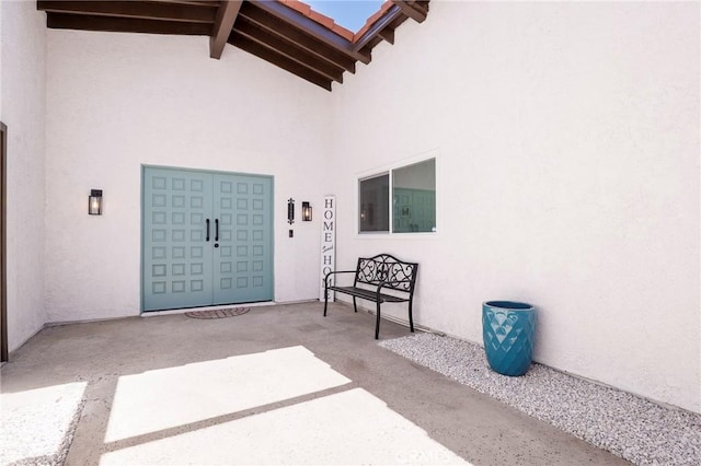 17532 Ludlow St, Granada Hills, CA 91344 - view of exterior entry featuring stucco siding