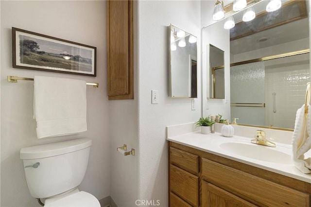 2081 Marilyn Dr, Chico, CA 95928 - full bathroom featuring vanity and an enclosed shower