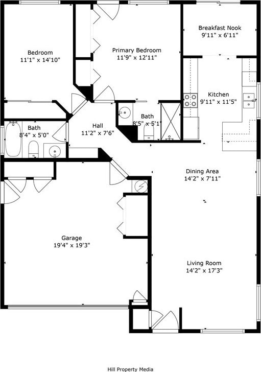 2081 Marilyn Dr, Chico, CA 95928 - view of property floor plan