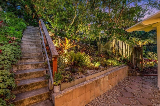 1670 Alta Vista Dr, Vista, CA 92084 - view of yard featuring stairs