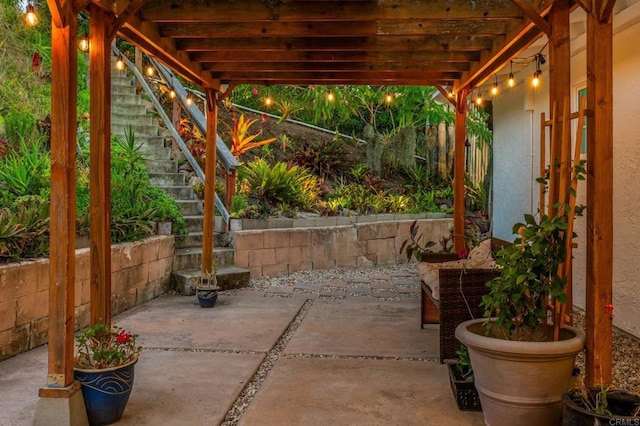 1670 Alta Vista Dr, Vista, CA 92084 - view of patio featuring stairway