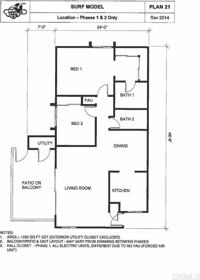 8566 Van Ness Ct Unit 19G, Huntington Beach, CA 92646 - view of home floor plan