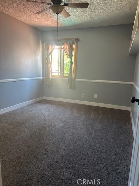 3223 Algonquin Ln, Riverside, CA 92503 - carpeted spare room featuring ceiling fan and a textured ceiling
