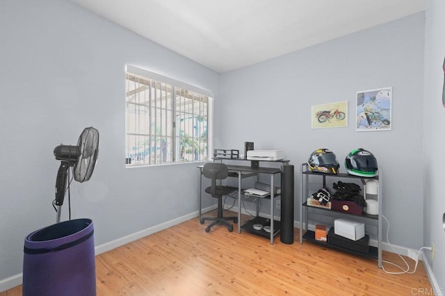 7549 Goode St, San Diego, CA 92139 - office featuring wood finished floors and baseboards