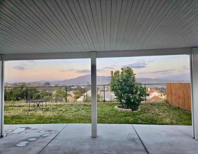 7549 Goode St, San Diego, CA 92139 - view of patio with a mountain view