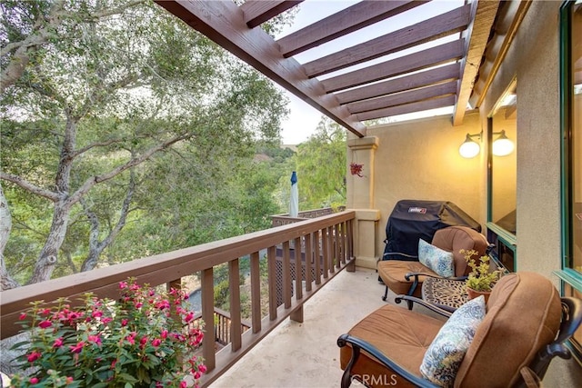 6362 Coffeeberry Ct, Avila Beach, CA 93424 - balcony featuring a pergola and grilling area