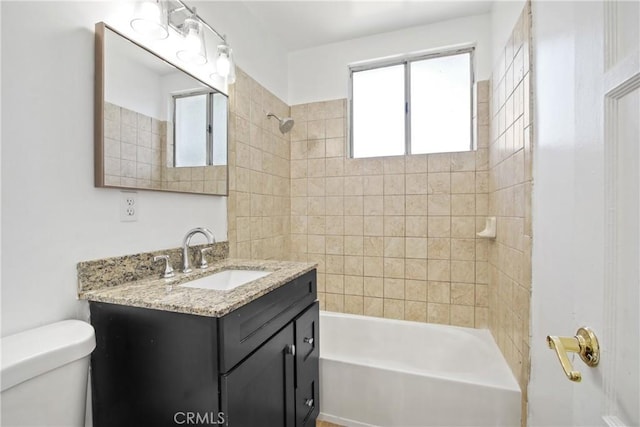 5609 Clark Ave, Lakewood, CA 90712 - bathroom featuring vanity and shower / bathtub combination