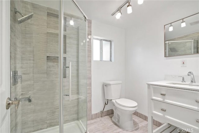 5609 Clark Ave, Lakewood, CA 90712 - bathroom with vanity and a stall shower