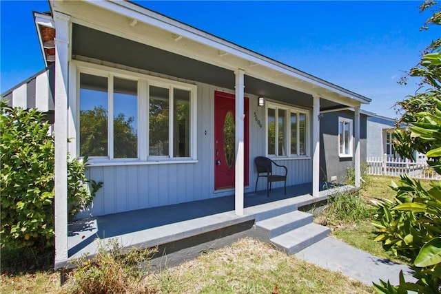 5609 Clark Ave, Lakewood, CA 90712 - entrance to property with a porch
