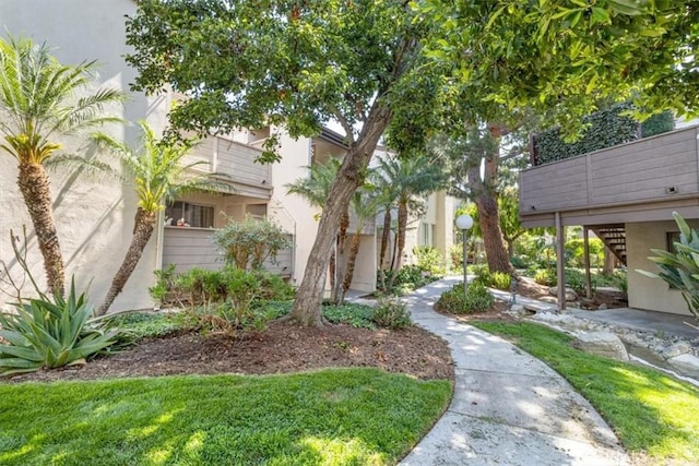 1490 Cabrillo Park Dr Unit B, Santa Ana, CA 92701 - view of yard featuring stairway