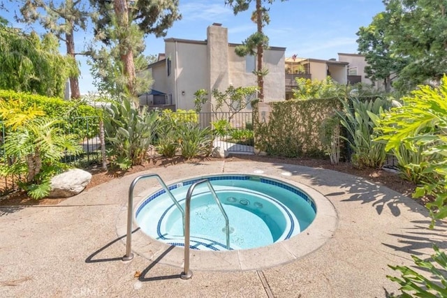1490 Cabrillo Park Dr Unit B, Santa Ana, CA 92701 - view of pool featuring a community hot tub and a pool
