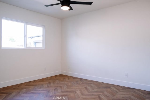 5916 Walnut Ave, Long Beach, CA 90805 - spare room featuring ceiling fan and baseboards