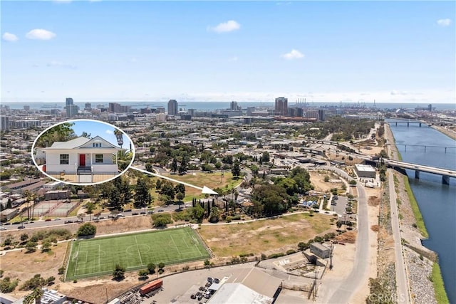 976 N Loma Vista Dr, Long Beach, CA 90813 - view of urban area featuring a notable bridge and a large body of water