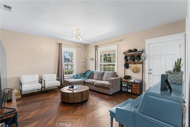 976 N Loma Vista Dr, Long Beach, CA 90813 - living area featuring a chandelier