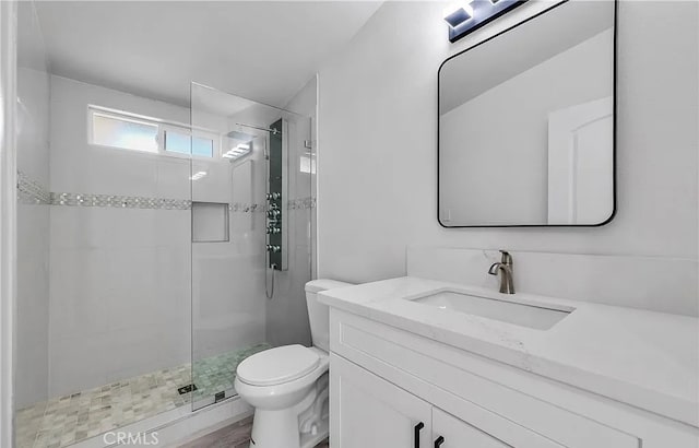 11912 Arthur Dr, Anaheim, CA 92804 - bathroom with a shower stall and vanity