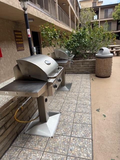 2501 W Redondo Beach Blvd Unit 317, Gardena, CA 90249 - view of patio with exterior kitchen
