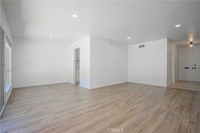 20157 Mckay Dr, Walnut, CA 91789 - unfurnished room featuring light wood finished floors and recessed lighting