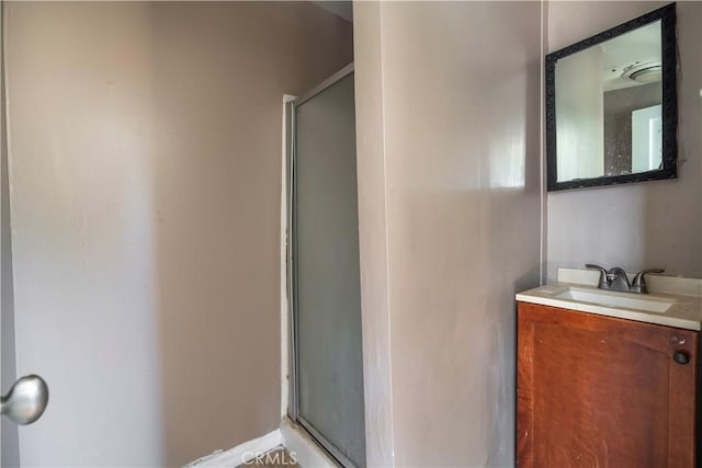 4576 166th St, Lawndale, CA 90260 - bathroom with vanity and a stall shower