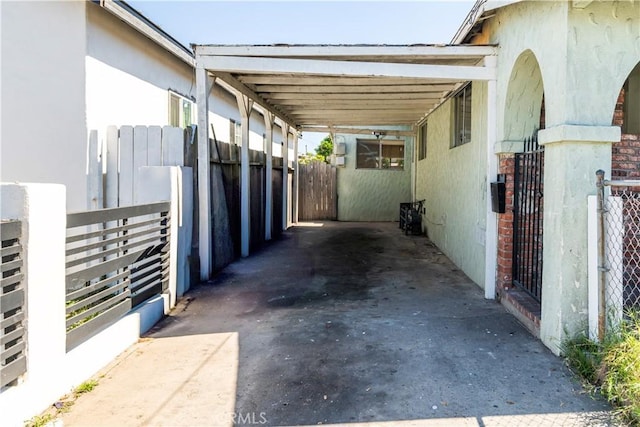 4576 166th St, Lawndale, CA 90260 - view of patio with an attached carport and driveway