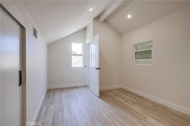 321 Orange Blossom Unit 166, Irvine, CA 92618 - spare room with light wood-style floors and recessed lighting